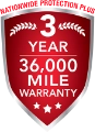 3 Year / 36,000 Mile Warranty